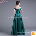 On Sale Cap Sleeve Chinese Style Long Satin Colorful Bridal Gown Bridesmaid Dress